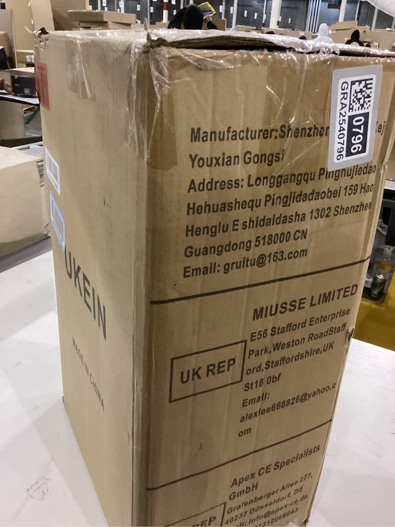 Condition photo showing New/Like New for UKEIN Luggage Sets 3 Piece, Carry On Luggage 20In With Spinner Wheels,PC Hardside Suitcase Set with TSA Lock,Durable Carry On Suitcase With Travel Backpack for Men (Blue, 3 piece set (20inch)) Blue 3 piece set (20inch)