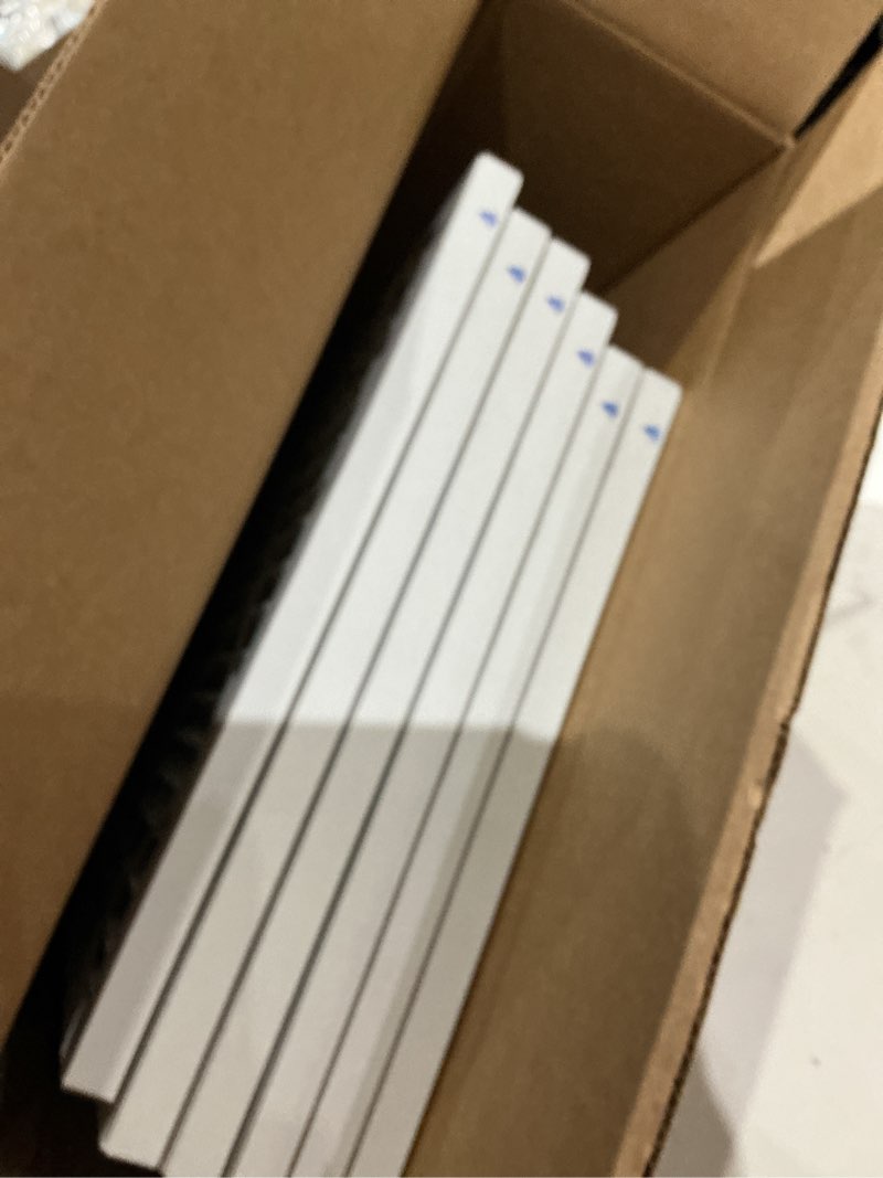 Condition photo showing Good Condition for nordic pure 16x25x1 (actual size: 15 1/2 x 24 1/2 x 3/4) pleated merv 12 air filters 6 pack merv 12 6 pack