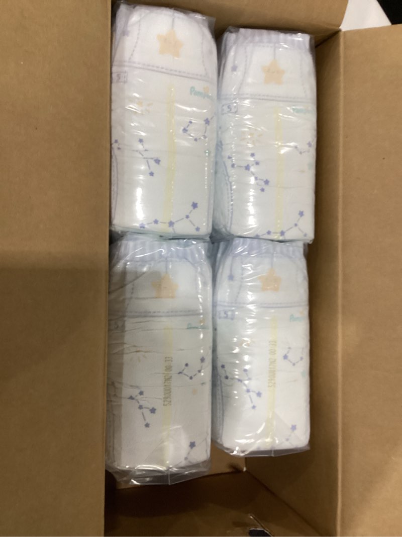 Condition photo showing New/Like New for Pampers ZZZ Overnight Diapers, Size 5 (27+ lbs), 88 Count, Nighttime Protection Disposable Baby Diaper, Night Time Leak and Skin Protection Size 5 88