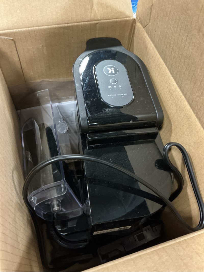 Condition photo showing As Is for keurig k-express essentials black single-serve k-cup pod coffee maker