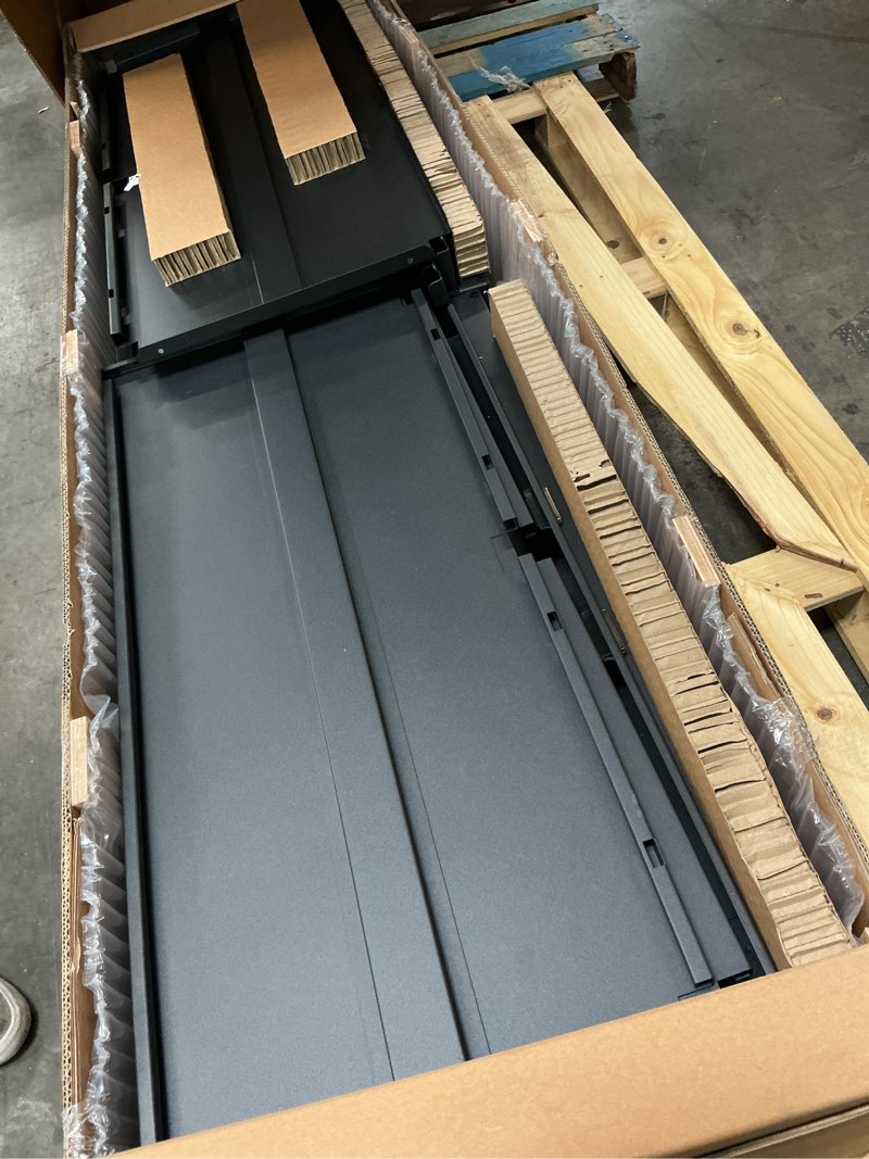 Condition photo showing Good Condition for kobalt 36-in w x 72-in h x 18.5-in d freestanding steel garage cabinet in silver