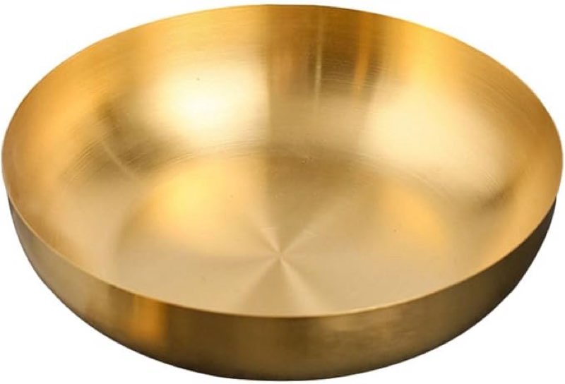 75oz stainless steel mixing bowls - 9.4 inch large metal serving bowl, non-slip silver decorative bowl for salad, pasta, soup, fruit, dishwasher safe