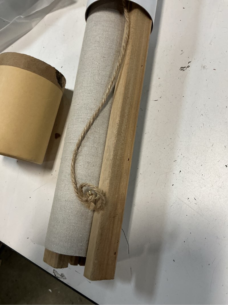 Condition photo showing Good Condition for 2 Pack Vintage Poster Hanger Frame, Retro Style Wall Decor Art Painting, Patterns are Printed on Linen Without Fading, Living Room Office Classroom Bedroom Playroom Apartment Decor. (Vegetables and 23"L x 16"W 2 x Vegetable and Mushroom