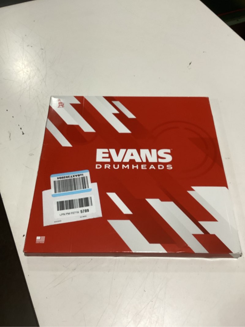 Condition photo showing As Is for Evans Clear 500 Snare Side Drum Head - Single Ply 5mil Film Drumhead - Ideal for Deep Drums or Heavy Rock - 14 Inch