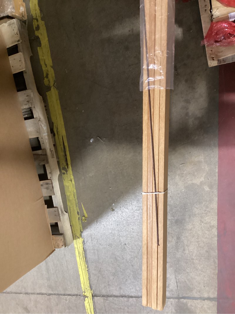 Condition photo showing Good Condition for magnetic poster hanger frame for 72x48 72x36 72x70 movie music posters wall art,teak wood picture frames for large canvas diamond map decor, living room calendar banner tapestry photo hanging stand teak 72 inch