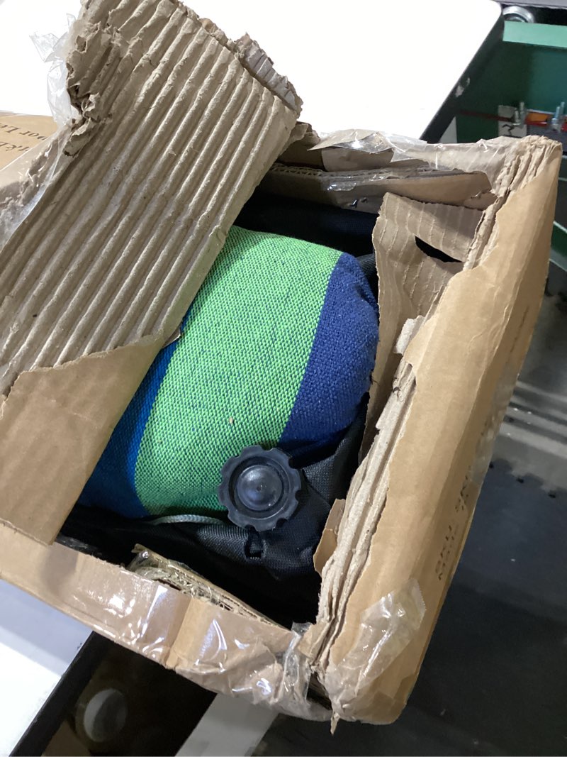 Condition photo showing Good Condition for Goutime Kids Hammock with Stand,Childs Hammocks Frame Holder Base with Portable Carrying Bag for Indoor,Outdoor,Patio,Deck,Yard,Beach (Blue) Child size Blue