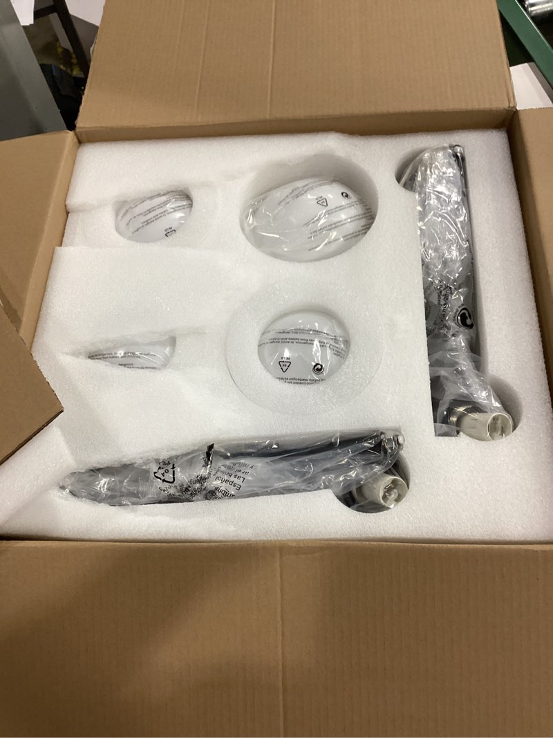 Condition photo showing New/Like New for 4 Lights Chandelier with Glass Shade  HAT062-04-BK