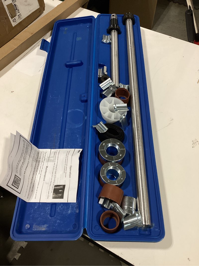 Condition photo showing As Is for universal engine camshaft cam bearing installation insert removal kit tool case