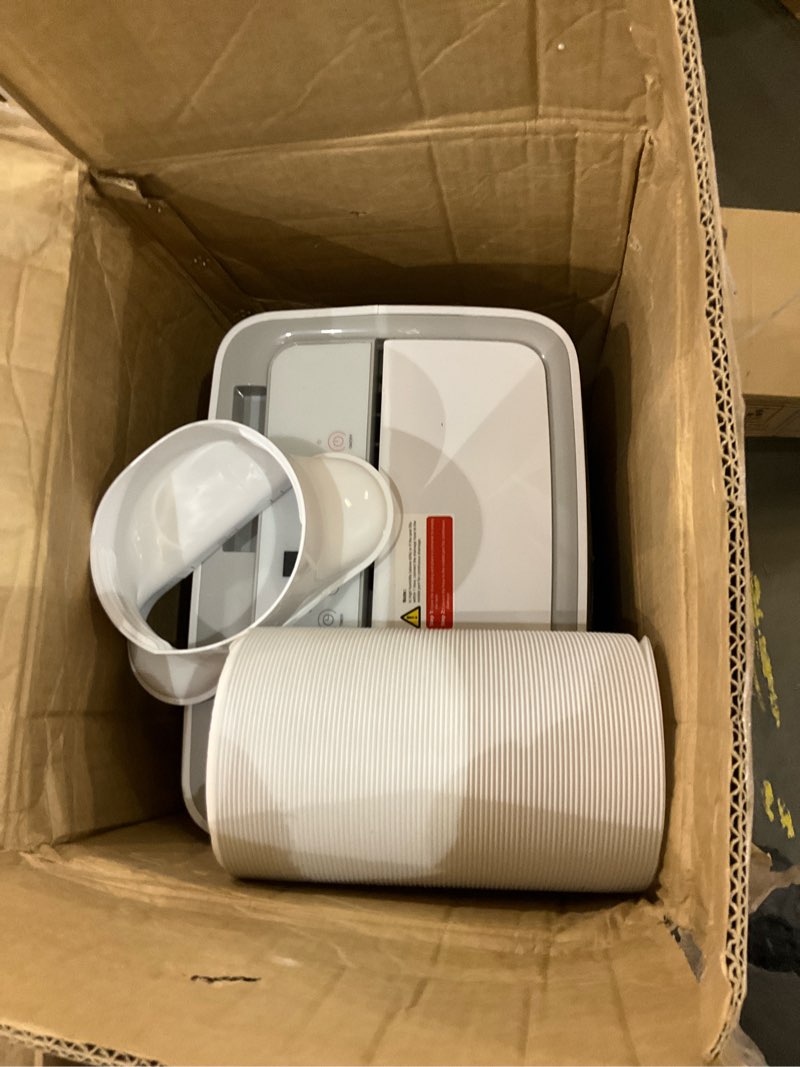 14,000 btu portable air conditioner cools up to 750 sq.ft, 3-in-1 quiet portable ac unit with remote control & installation kits for large room, smart/sleep mode, auto swing, 24h timer white 14000 btu