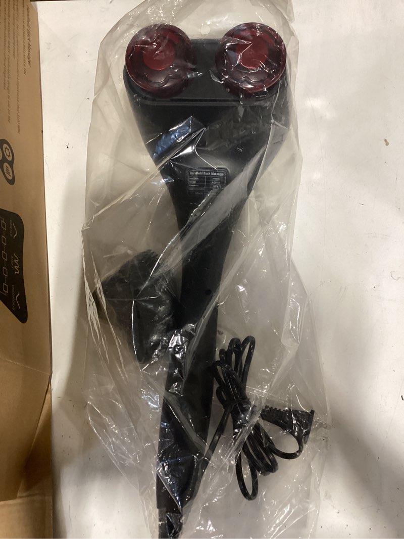 Condition photo showing Good Condition for handheld massager for pain relief, electric back massager handheld deep tissue for full body, corded handheld back massager with heat for back and neck, 4lbs, use at home, after workout
