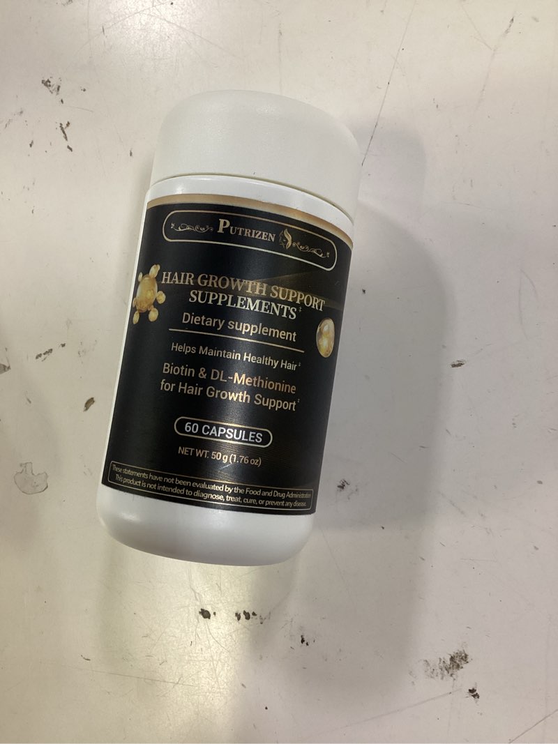 Condition photo showing New/Like New for hair growth vitamins for women with thinning hair – advanced amino acid & fo-ti formula for stress-related & postpartum hair loss – supports thicker hair – made in usa – 30 day supply 30days