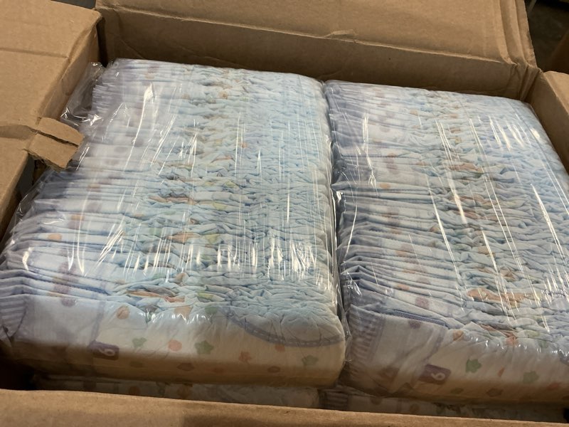 Condition photo showing New/Like New for luvs diapers - size 6, 144 count, bluey platinum protection baby diaper size 6 144