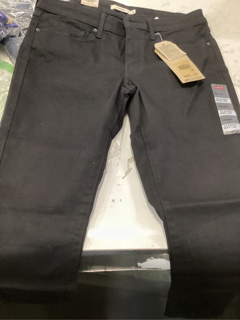 Levi's? Womens Women's 711 Skinny Soft Black 30