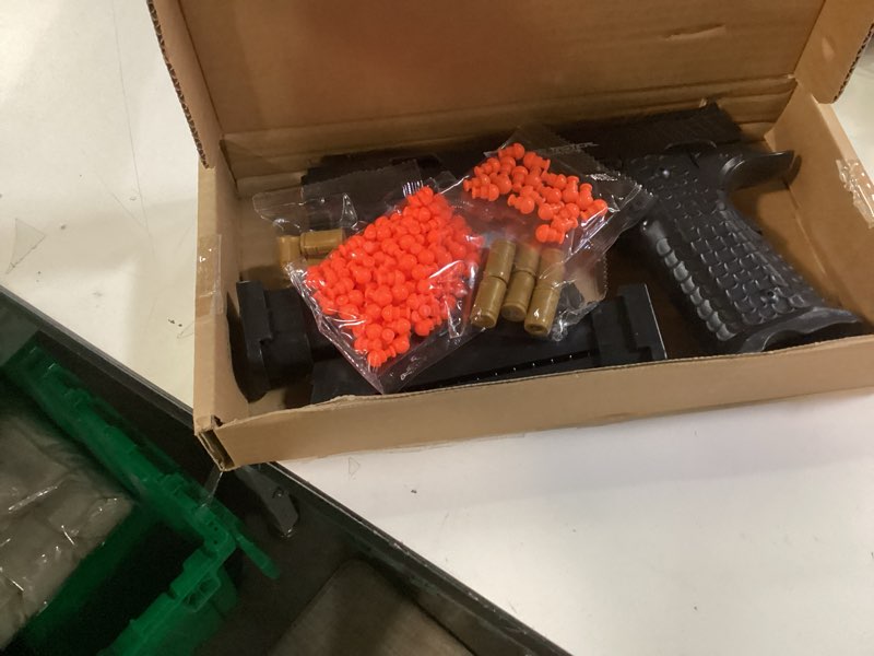 Condition photo showing Good Condition for Shell Ejecting Toy Gun, Semi Automatic Toy Gun with Soft Bullets, Educational Model Toy Pistols for Outdoor Shooting Game, for Kids Boys Girls Ages 8-12 (Black)