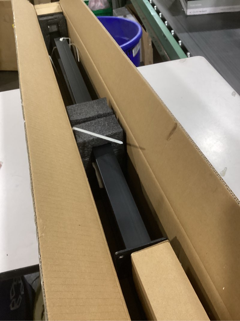 Condition photo showing Good Condition for VIVOSUN Outdoor Handrail, 4 Step Stair Handrail, 54" x 36" Fits 1 to 4 Steps, Wrought Mattle Iron Handrail for Concrete Steps, Porch Steps, One-Step Assembly, Black 4 Steps Straight