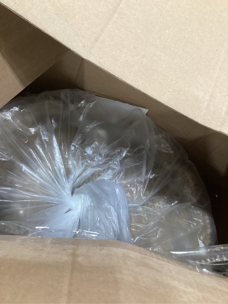 Condition photo showing As Is for Mud Pie Scalloped Woven Lazy Susan; 2 1/2" x 16 1/2" dia