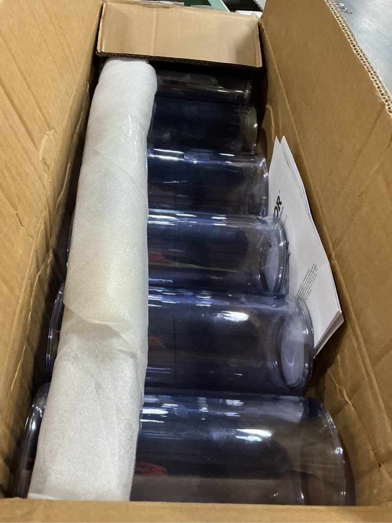 Condition photo showing Good Condition for VEVOR Strip Curtain, 84" Height x 38" Width, 0.08" Thickness, 6PCS Clear PVC Strip Door Curtain, Freezer Curtain, Plastic Door Strips for Walk in Freezers, Coolers & Warehouse Doors, with 50% Overlap