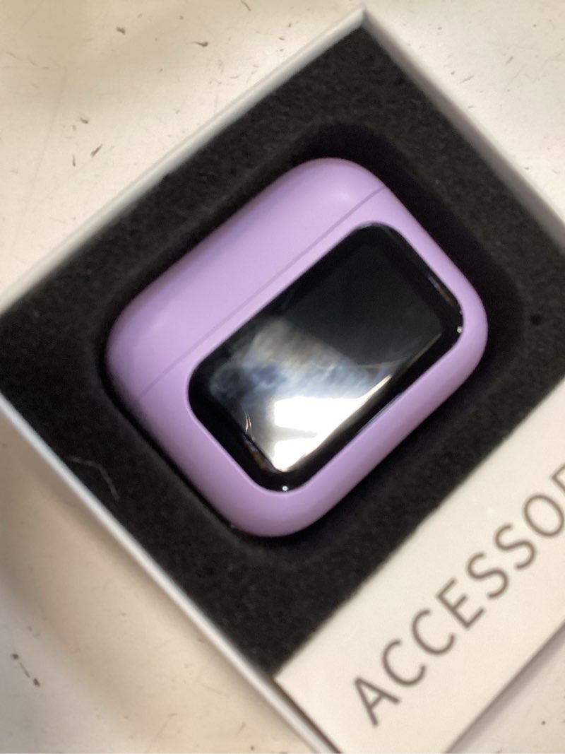Condition photo showing Good Condition for sleep earbuds bluetooth 5.4 in ear touch screen sleep headphones, small design mini sleep earbuds for side sleepers with sleep mode, 48h playtime sleep earphones clear calls, 5 eq modes, purple