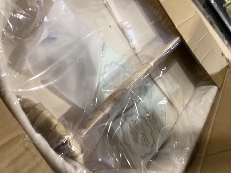 Condition photo showing Good Condition for Premium Baby Changing Basket - Handwoven Wicker Moses Baskets for Newborn with Waterproof Changing pad & Linen Cover - Scalloped Changing Basket for Baby Dresser - Moses Basket Bassinet