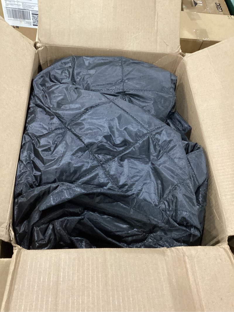 Condition photo showing Good Condition for garage door screen for winter?garage door insulation kit?magnetic thermal insulated door curtain, garage insulated door curtain ? weatherproof, windproof, soundproof(9 * 7ft) 9*7ft black