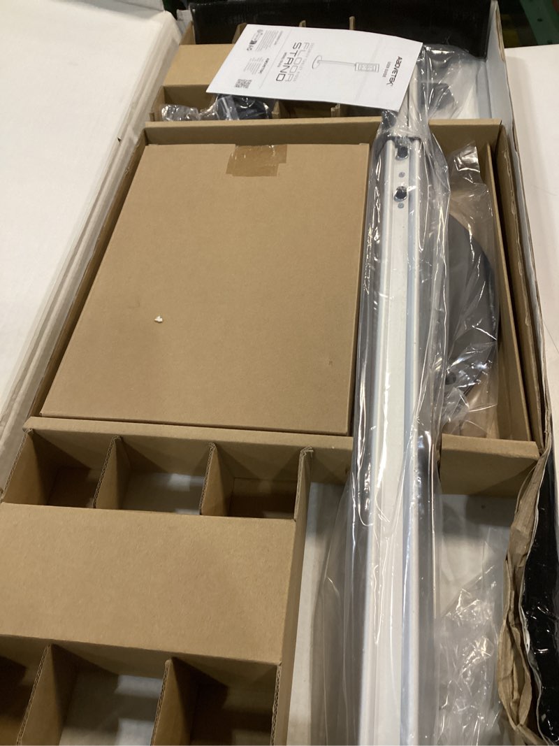 Condition photo showing As Is for AboveTEK Anti Theft iPad Floor Stand, Robust Security Kiosk POS Tablet Stand, Height Adjustable Tablet Floor Stand w/Lock and Key Mechanism for 10.9-11" iPad & Galaxy Tab, Ideal for Retail Business