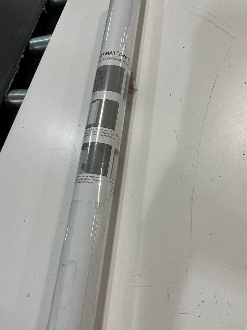 Condition photo showing New/Like New for afmat white board sticker for wall, 1.44x11ft peel and stick whiteboard wallpaper, stain-proof & super sticky dry erase wall decal, dry erase contact paper roll adhesive for table/door, 3 markers ws11