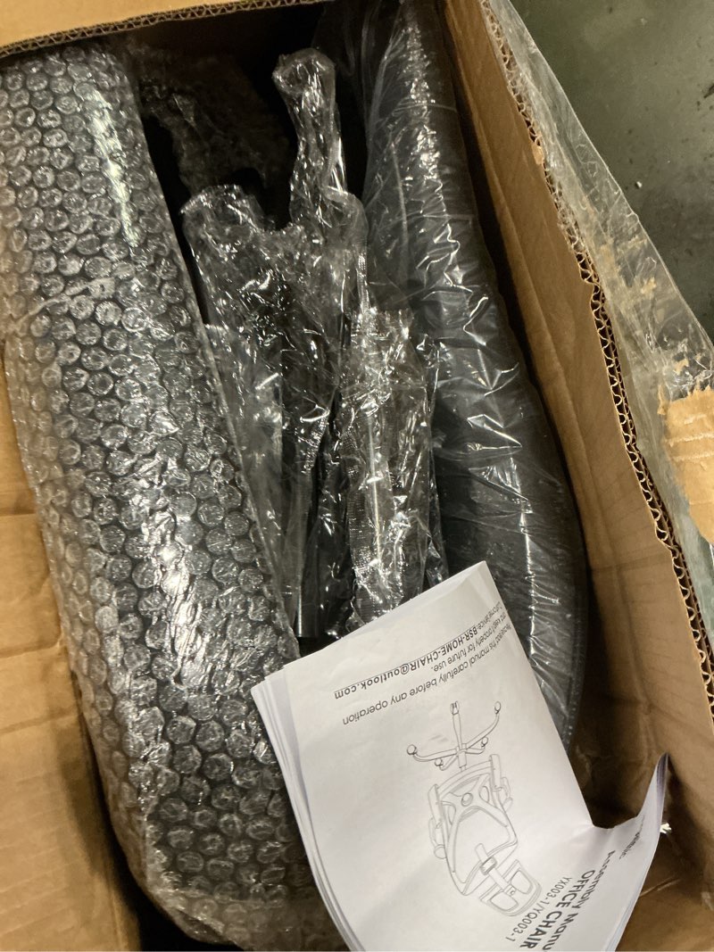 Condition photo showing Good Condition for Ergonomic Office Chair - Mesh Desk Chair with Adjustable Lumbar Support High Back Computer Gaming Chairs - Big and Tall Office Chairs Adults, Comfortable for Long Hours, Black Full Black