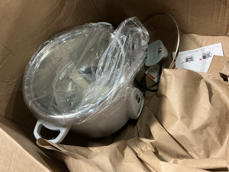 Condition photo showing Good Condition for aroma® 14-cup (cooked) / 3qt. select stainless® rice & grain cooker  white  new  arc-757-1sg