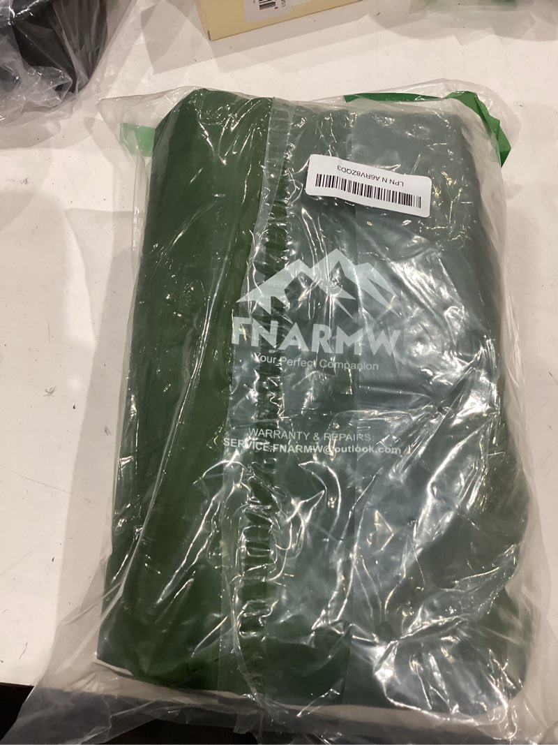 Condition photo showing Good Condition for fnarmw camping sleeping pad, extra thick 5 inch camping mat with pillow built-in foot pump inflatable sleeping pads compact for camping backpacking hiking traveling tent?green?