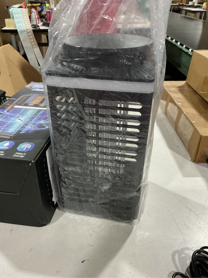 Condition photo showing Good Condition for bug zapper outdoor cordless, 4200v electric mosquito zapper with led blue light, 3 in 1 portable & rechargeable bug zapper outdoor waterproof ip67, wireless hanging fly zapper for patio camping matte black