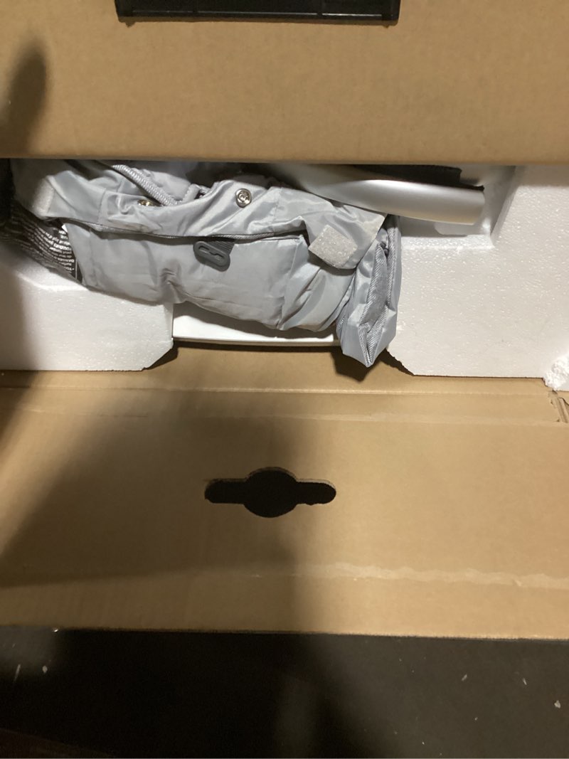 Condition photo showing As Is for UPPAbaby Mamaroo Smart Swing – Customizable Soothing Modes with MotionSync Technology – Infant Recline + Bluetooth Enabled – Included Newborn Insert – Stella (Grey Mélange)