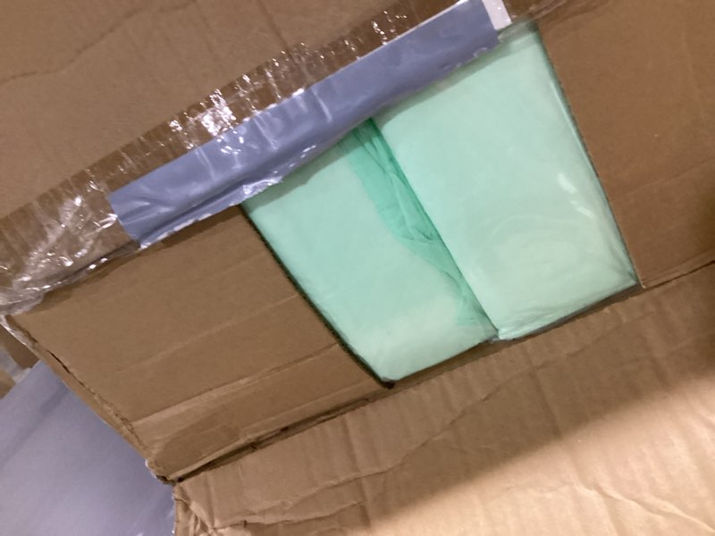 Condition photo showing Good Condition for medline super absorbent underpad, 36" x 36", 50 count, extra large disposable incontinence pads, protective bed pads, chucks, for kids, adults, elderly, furniture & surface protection pee pad 36 inches x 36 inches (50 count)