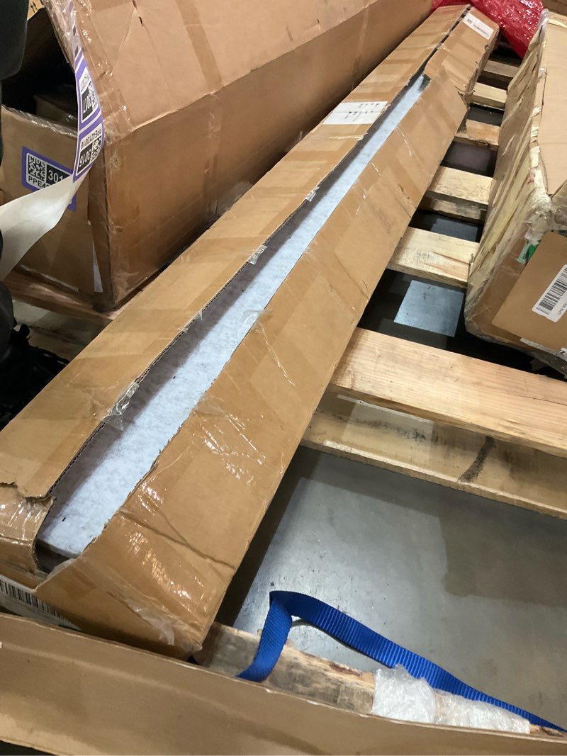 4 panel wood slat acoustic panel 94" x8" for sound absorbing, soundproof wood slat panel cover 21 sq