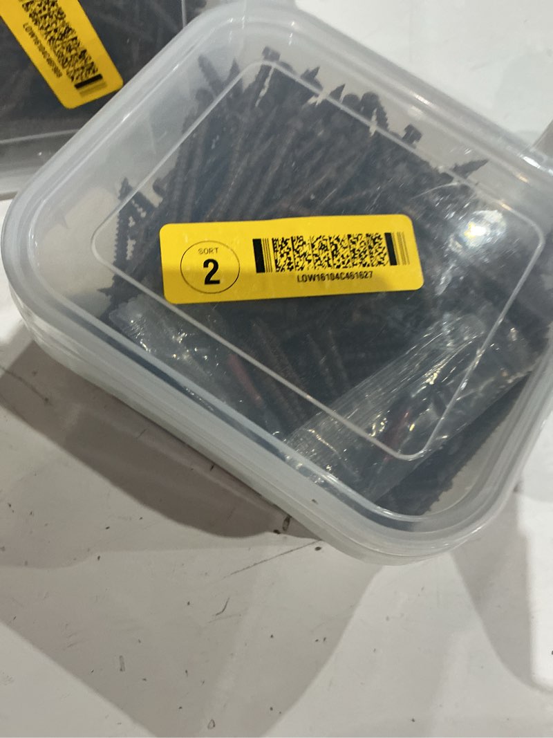 Condition photo showing As Is for trex #10 x 2-1/2-in composite deck screws ( 350 -per box )