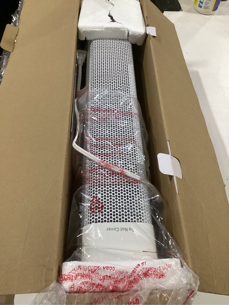 Condition photo showing Good Condition for Comfort Zone 1 500-Watt Convection Baseboard Heater with Silent Operation  White