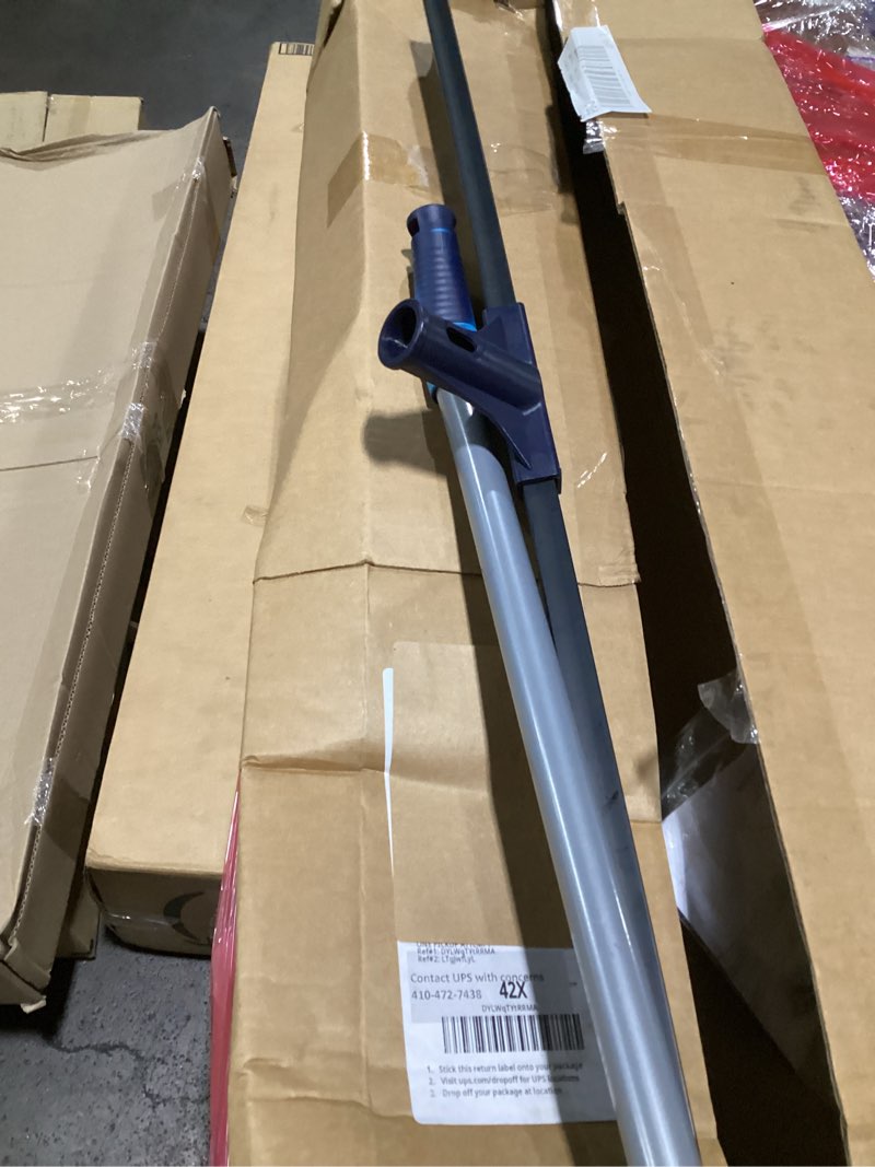 Condition photo showing As Is for dsv standard floor squeegee for concrete floor, 30" large squeegee broom, heavy duty floor squeegee for tile with 51.5" handle for garage, deck, bathroom, window, glass