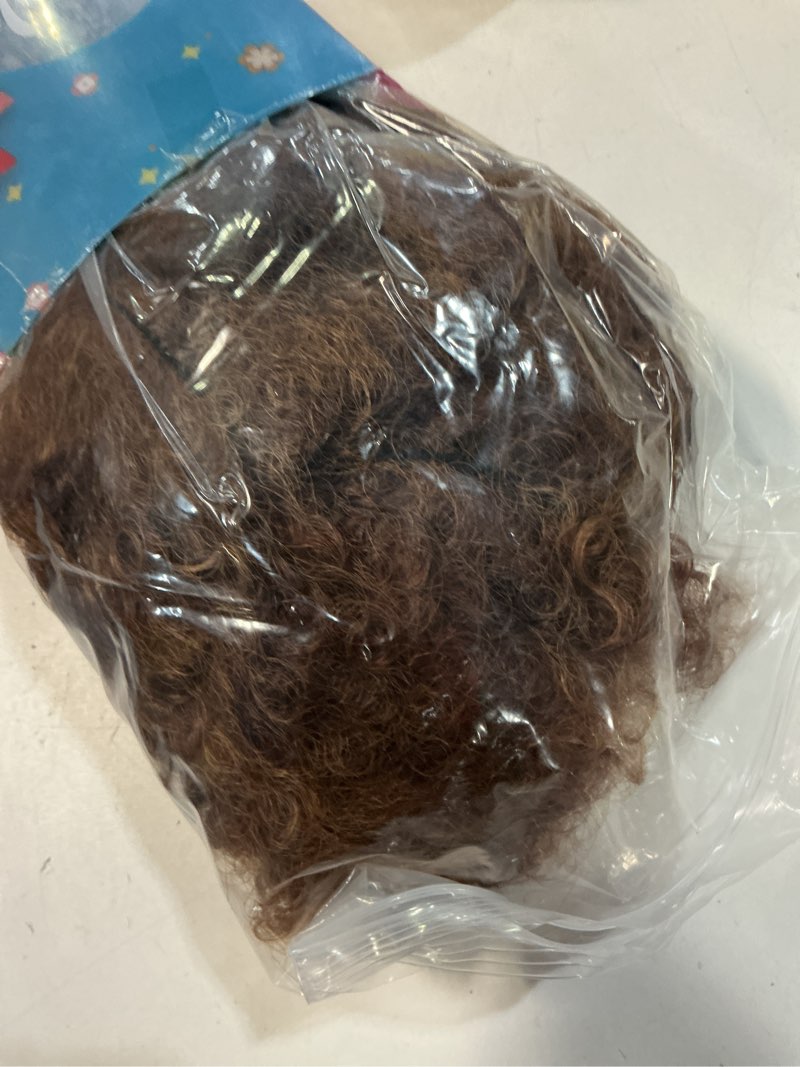 Condition photo showing Good Condition for Afro Wig 14Inch Afro Wigs for Black Women 70s Mixed Brown Afro Kinky Curly Wig Bouncy Huge Fluffy Puff Wigs Synthetic Hair for Cosplay Daily and Party (Mixed Brown) 14 Inch Mixed Brown