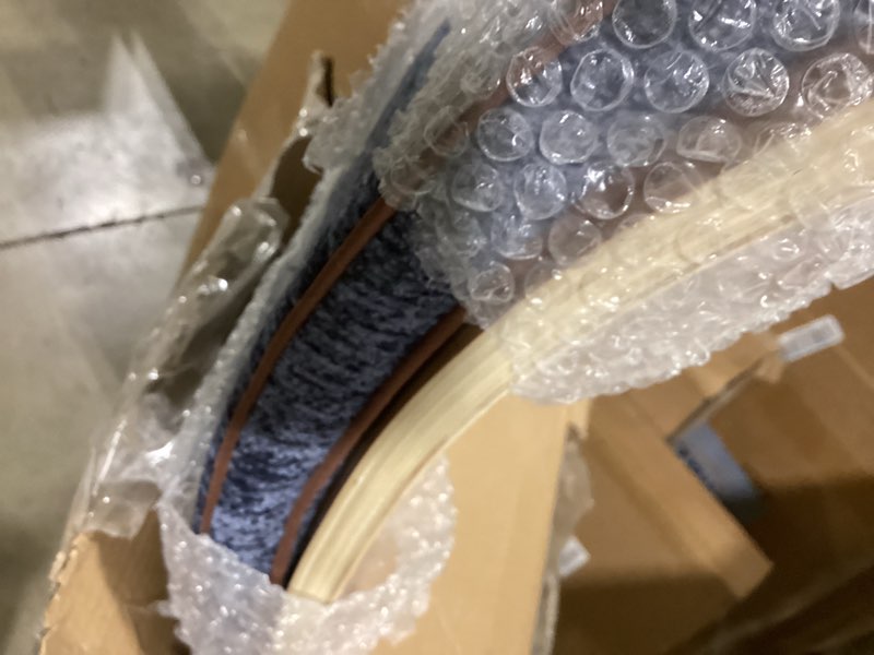 Condition photo showing Good Condition for Cat Wall Shelf with Two Steps - Curved Cat Shelves and Perches for Wall (Large Size) - Wall Mounted Cats Furniture for Sleeping, Playing, Climbing, and Lounging