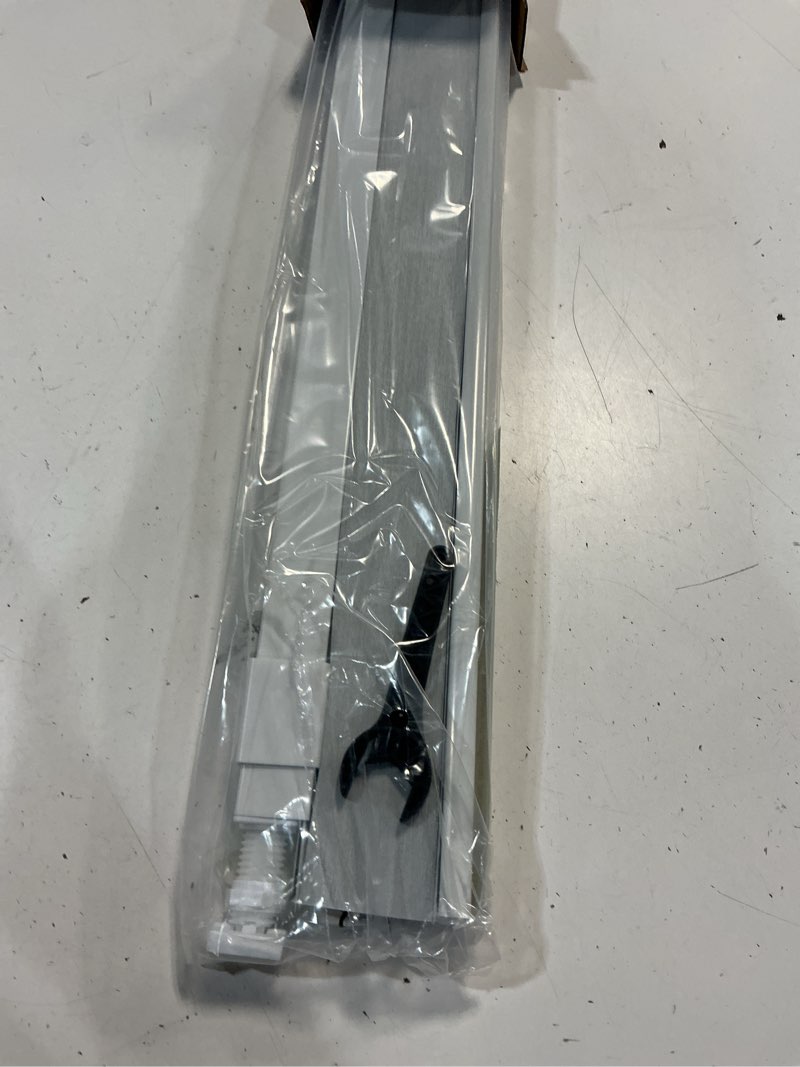 Condition photo showing Good Condition for lazblinds cordless cellular shades, no tools no drill blackout honeycomb shades pleated blinds for windows, 36.5'' w x 72'' h, silver white blackout-silver white 36 1/2'' w x 72'' h
