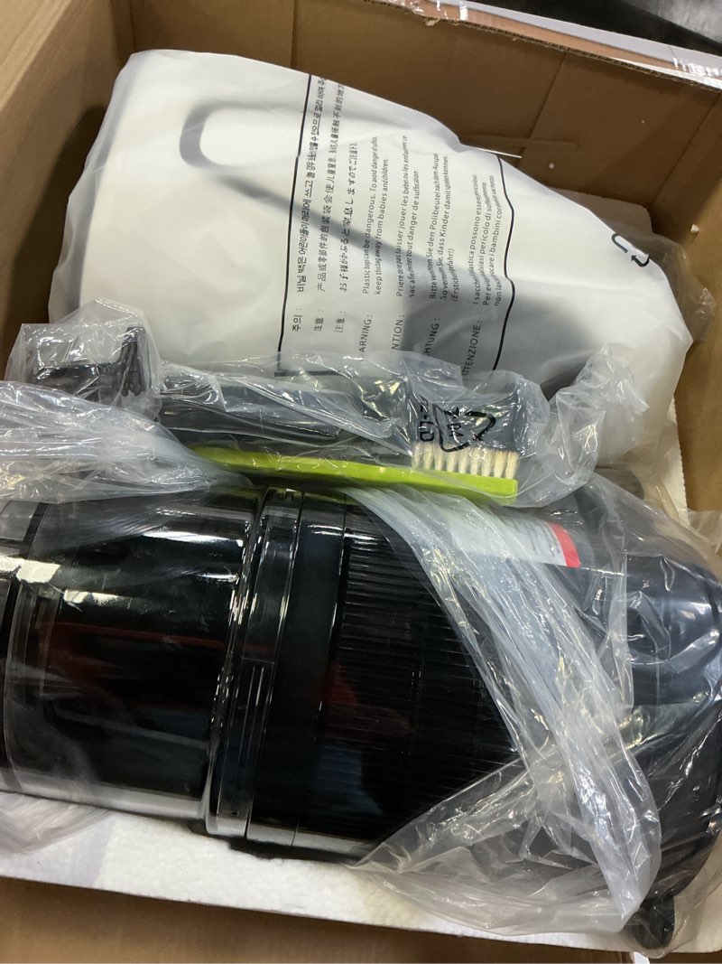 Condition photo showing As Is for EanOruus Juicer Machines, 3-in-1 Cold Press Juicer with 6.5" Extra Large Chute, 100oz Large Capacity, AC Motor, Makes Juice, Nut Milk & Sorbet, Bright White