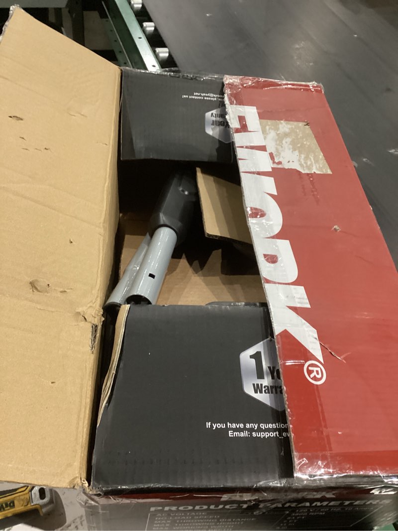 Condition photo showing Good Condition for EWORK Corded Snow Shovel 11-Inch 1200W 10A Powerful Electric Snow Shovels, 6-Inch Clearing Depth, 23-Foot Max Throw Distance, Power Snow Blower for Driveway, Steps, Sidewalk, Porch