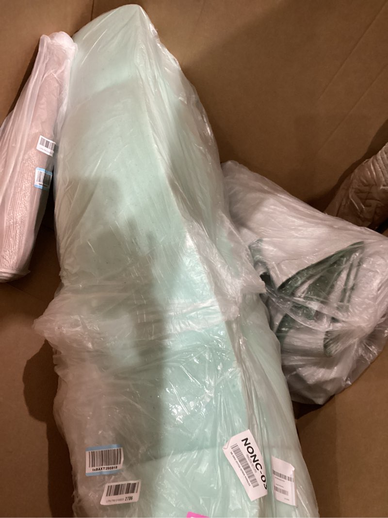 Condition photo showing Good Condition for Serta ThermaGel Cooling, Pressure-Relieving Memory Foam Mattress Topper, 3 Inch, Queen,Blue