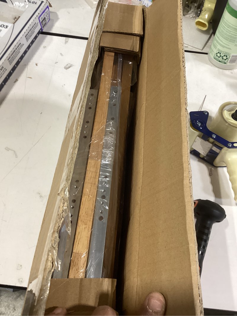 Condition photo showing item condition for DINDON 2 Tier Pull Out Cabinet Organizer (11" W x 21" D) Double Tier Slide Out Wood Drawer Under Cabinet Storage And Organization 11'' W X 21'' D Oak Wood, 2 Tier