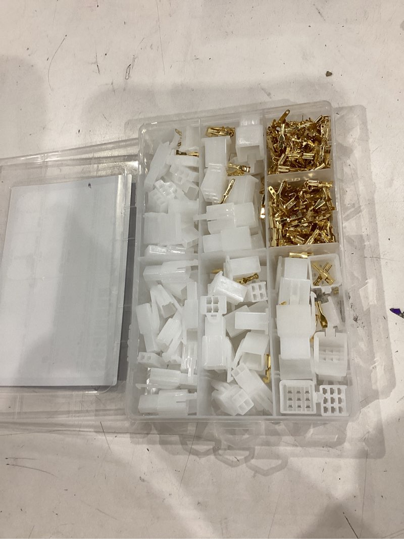 Condition photo showing New/Like New for 432pcs automotive electrical wire connectors kit 2.8mm 2 3 4 6 9 pin automotive electrical wire male female socket plug and pin header crimp wire terminals connector assortment kit 432pcs connectors without crimper