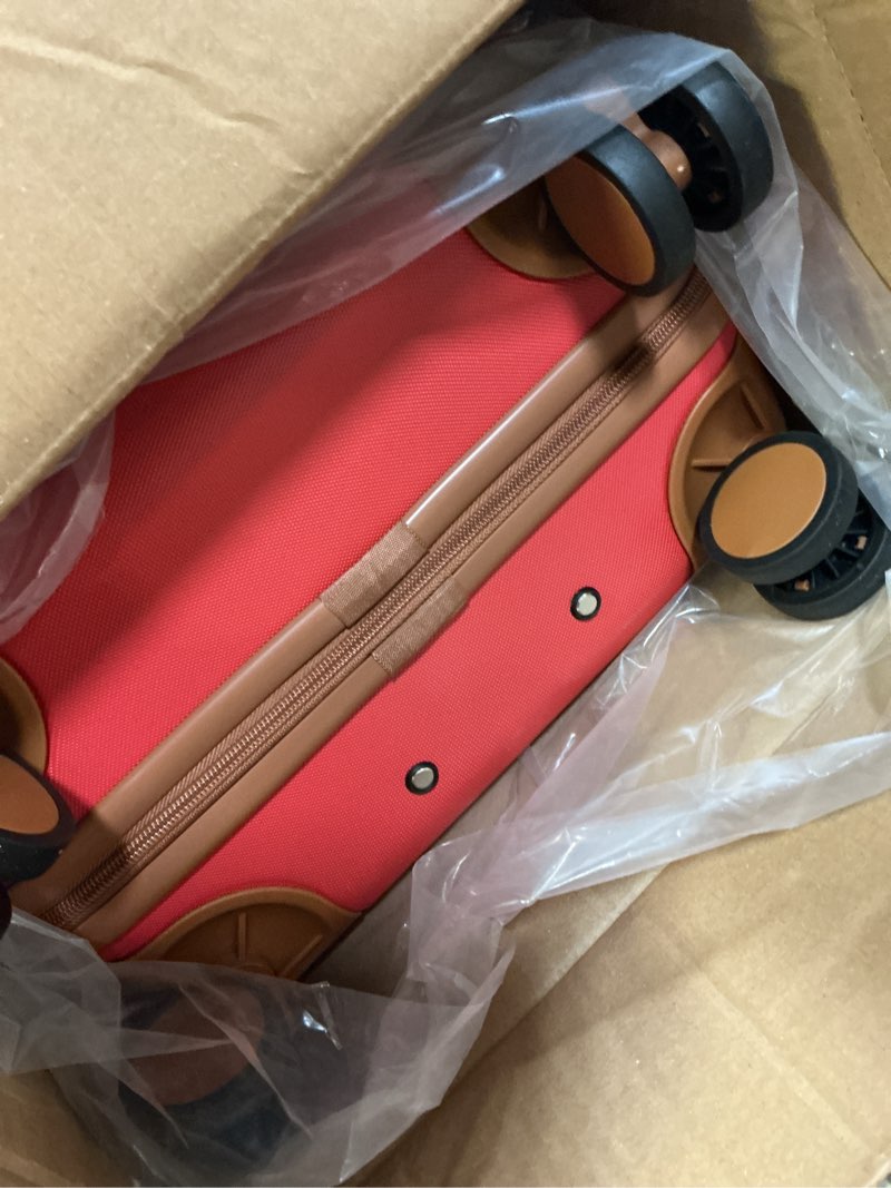 Condition photo showing Good Condition for ukein luggage sets 3 piece, carry on luggage 20in with spinner wheels,pc hardside suitcase set with tsa lock,durable carry on suitcase with travel backpack for men (red, 3 piece set (20inch)) red 3 piece set (20inch)