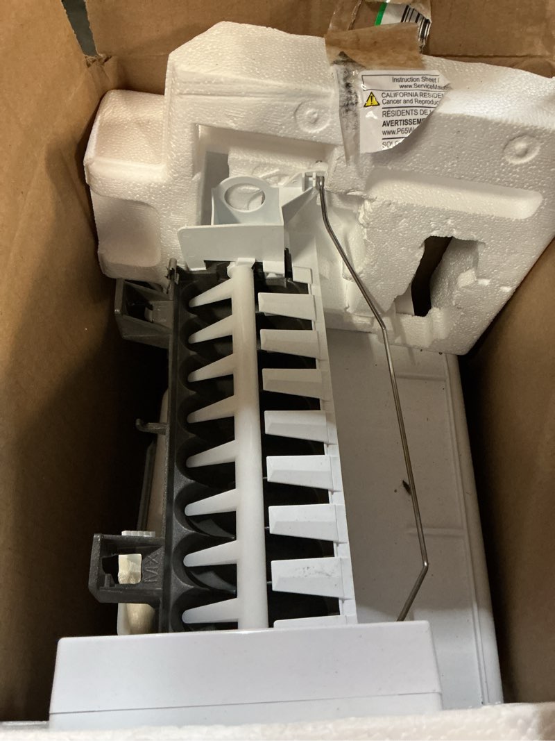Condition photo showing As Is for refrigerator ice maker kit