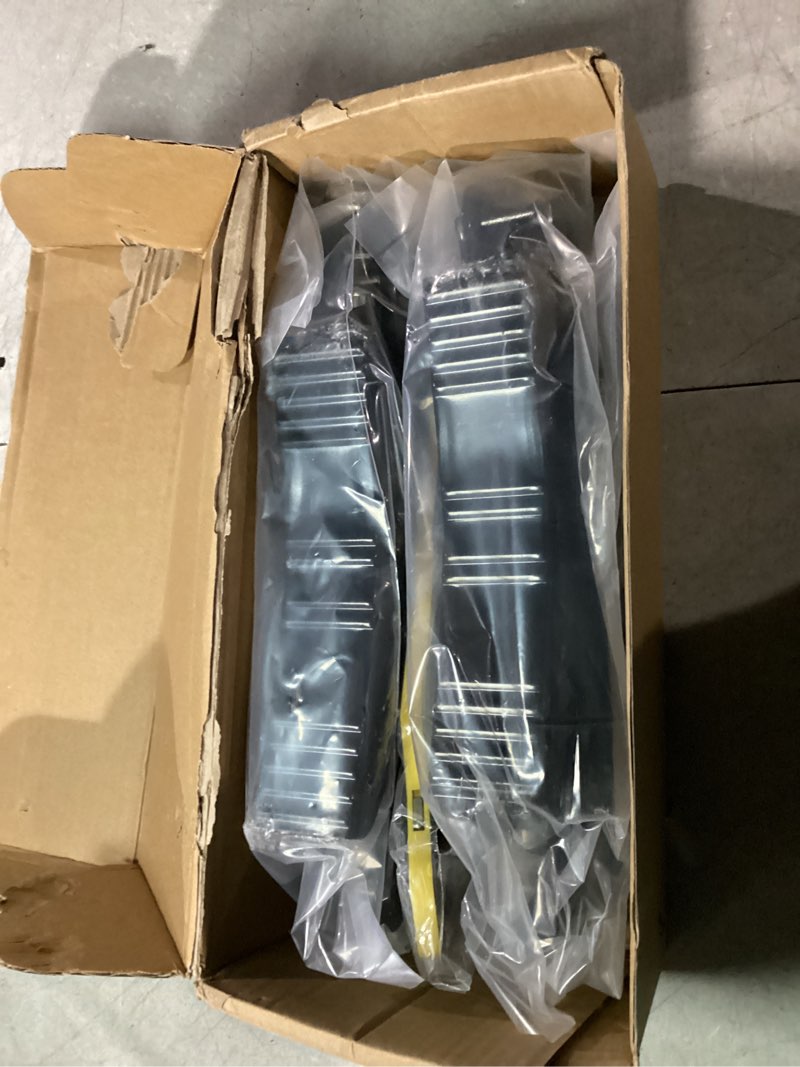 Condition photo showing Good Condition for Camper RV Wheel Chock Stabilizer, Heavy Duty X-Shaped Camper Wheel Chock 2 Sets with Wrench for Travel Trailer, Fits 3.5" to 12" Wheel Gaps, Anti-Move Tire Wheel Chock