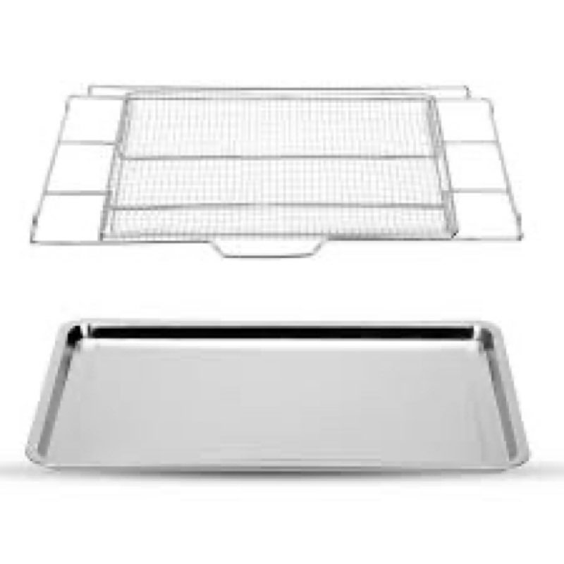 Upgraded Air Fry Tray, Compatible with Frigidaire 30" Ranges and Wall Ovens, Stainless Steel, Air Fr