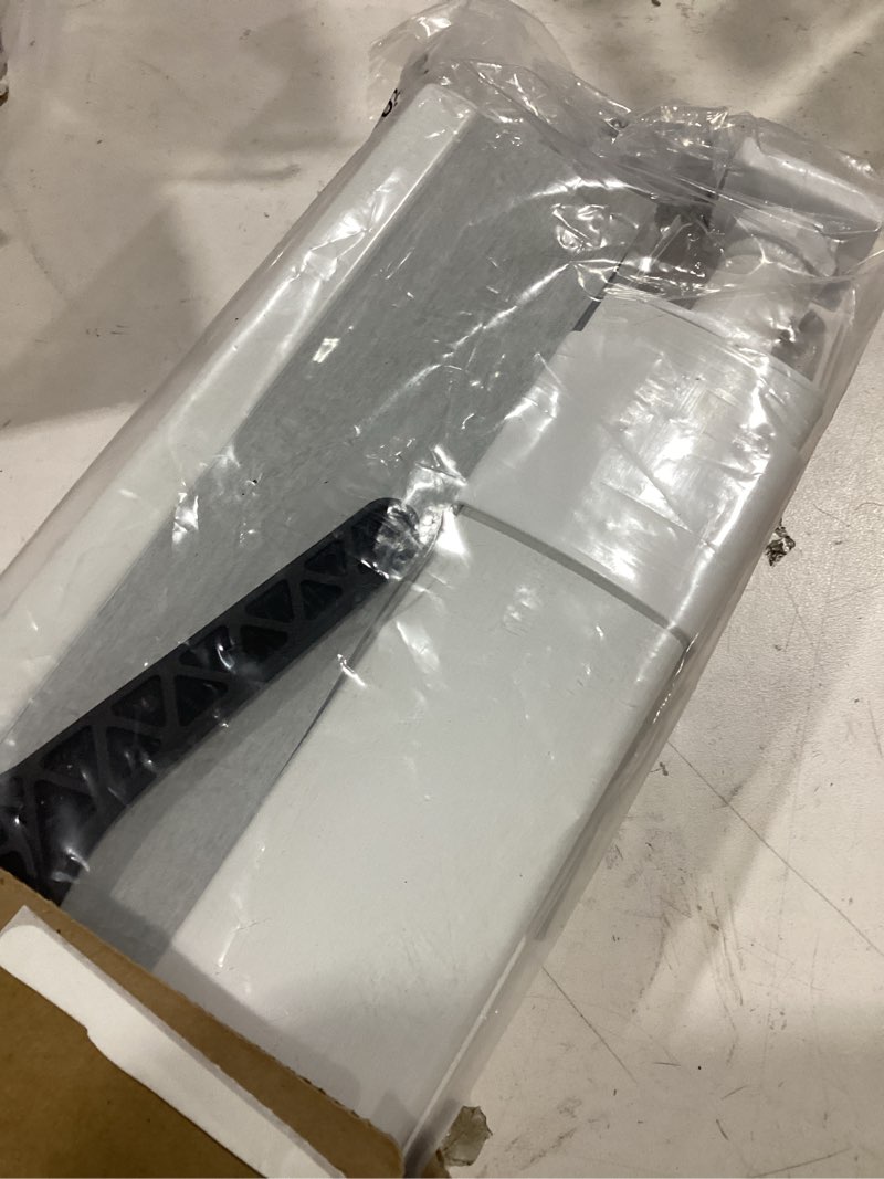 Condition photo showing New/Like New for lazblinds no tools no drill cordless cellular shades, blackout light blocking honeycomb shades for home, thermal insulation blinds for windows, 28" w x 64" h, white blackout-white 28" w x 64" h