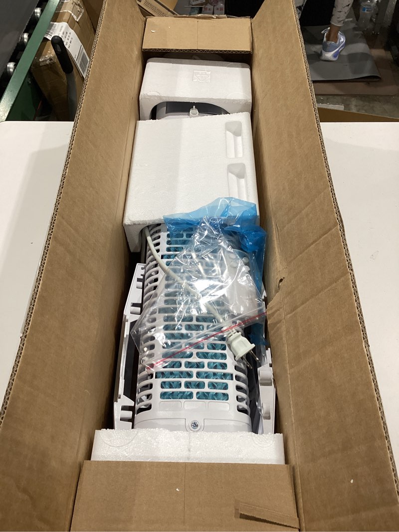 Condition photo showing Good Condition for portable air conditioners, 35" evaporative air cooler, 3-in-1 ac tower fan that blows cold air, 3 speeds, 4 ice packs, 12h timer, 80° oscillation, remote, swamp cooler for room, bedroom, indoor white 8.2"d x 8.6"w x 35"h